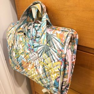 Vera Bradley Hanging Travel Cosmetic Organizer (Rainforest Canopy)